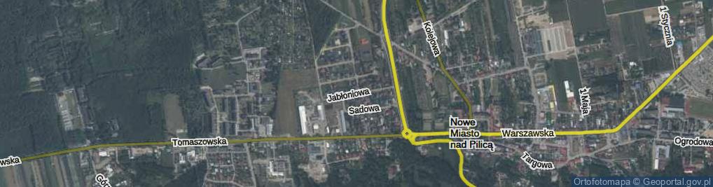 Zdjęcie satelitarne Jabłoniowa ul.